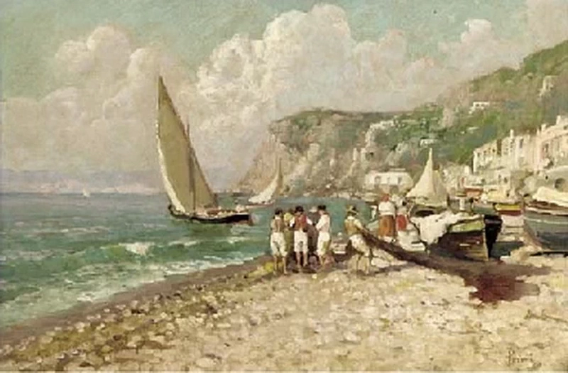 Un villaggio di pescatori sulla costiera amalfitana